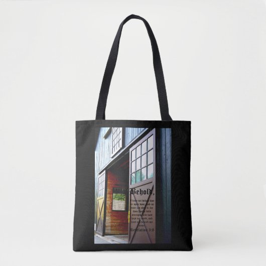 Perspektive der Barenttür, Offenbarung 3:8 Tasche (Vorderseite)