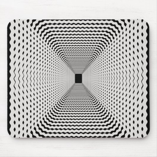 Perspektive der gefährlichen Wave Border Mousepad (Vorne)