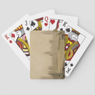 Perspektive der neuen Parlamentshäuser, Spielkarten