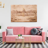 Perspektive der Uni der Quatre-Nationen Leinwanddruck (Insitu (Wohnzimmer))