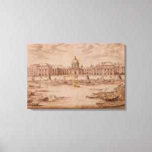 Perspektive der Uni der Quatre-Nationen Leinwanddruck