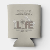 Perspektive des Lebens Dosenkühler (Rückseite)