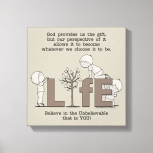 Perspektive des Lebens Leinwanddruck