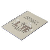 Perspektive des Lebens Notizblock (Linke Seite)