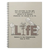 Perspektive des Lebens Notizblock (Vorderseite)