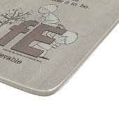 Perspektive des Lebens Schneidebrett (Ecke)