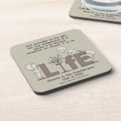 Perspektive des Lebens Untersetzer (Linke Seite)