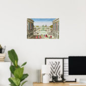 Perspektive des Place Louis XV Poster (Heimbüro)