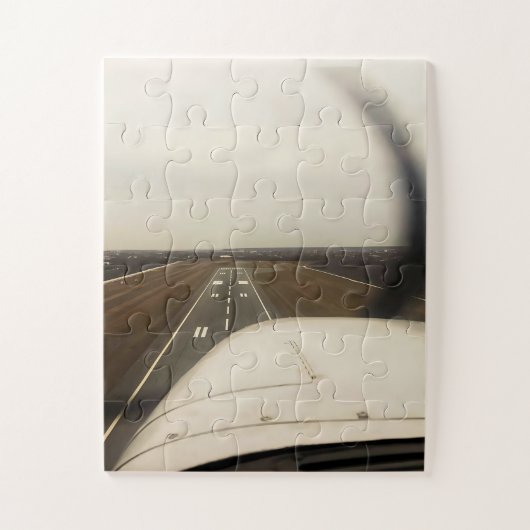 Perspektive eines Piloten: Cessna 172 Cockpit-Star Puzzle (Vertikal)