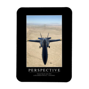 Perspektive: Inspirierend Zitat 1 Magnet