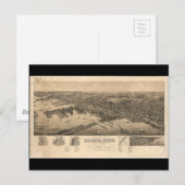 Perspektive Karte von Duluth Minnesota (1893) (Vorne/Hinten)