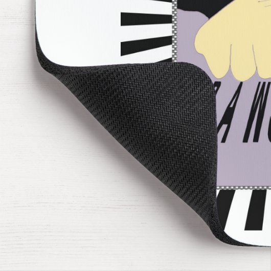 Perspektive Katzenkunst Mousepad (Ecke)