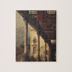 Perspektive mit einem Portico durch Canaletto Puzzle