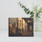Perspektive mit einem Portico Postkarte (Stehend Vorderseite)