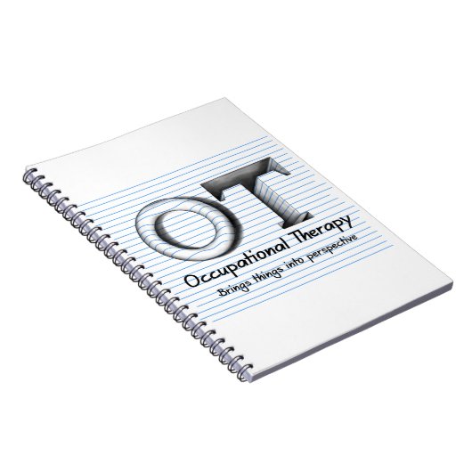 Perspektive Notizblock (Rechte Seite)