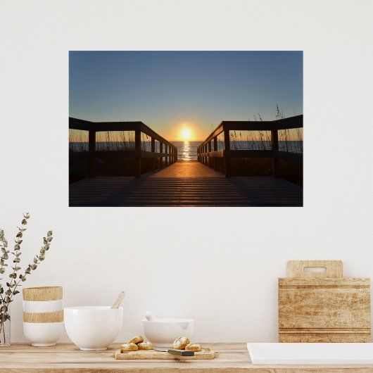 Perspektive Sunset Poster (Küche)