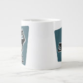 Perspektive Tri-Pfeile Jumbo-Tasse (Vorderseite)
