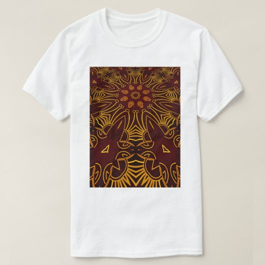 Perspektive von Pistil und Blume batik Muster, f T-Shirt (Design vorne)