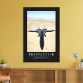 Perspektive: Zitat 1 Leinwanddruck (Insitu (Wohnzimmer))