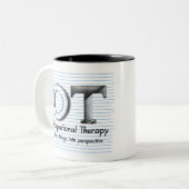 Perspektive Zweifarbige Tasse (Vorderseite Links)