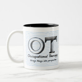 Perspektive Zweifarbige Tasse