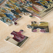 Perspektiven-Ansicht des Ballsaals, konstruiert in Puzzle (Seite)