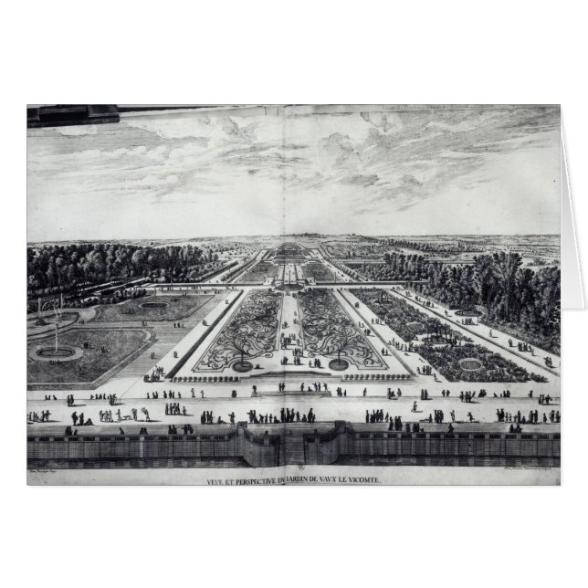 Perspektiven-Ansicht des Gartens (Vorderseite (Horizontal))