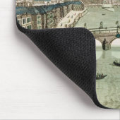 Perspektiven-Ansicht von Paris vom Pont königlich Mousepad (Ecke)