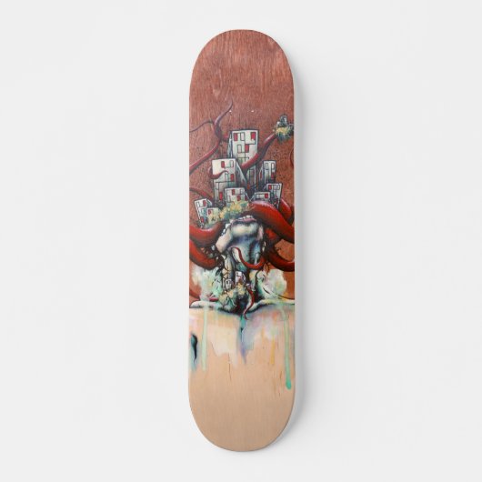 Perspektiven-Metamorphose Skateboard (Vorne)