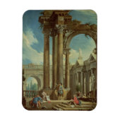 Perspektiven unter römischen Ruinen Magnet (Vertikal)