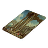 Perspektiven unter römischen Ruinen Magnet (Linke Seite)