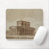 Perspektivenansicht des Hauses des Direktors Mousepad (Mit Mouse)