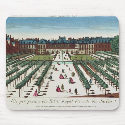 Perspektivenansicht des Palais Royal Mousepad (Vorne)