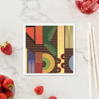 Perspektivpapier Napkins Serviette