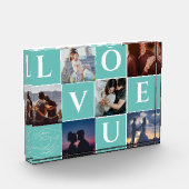 PERSSONALISIERTES COUPLE FOTO COLLAGE GIFT FÜR SPO (Links)