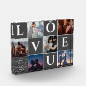 PERSSONALISIERTES COUPLE FOTO COLLAGE GIFT FÜR SPO (Links)