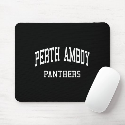 Perth Amboy High School Hs Perth Amboy Nj Retro Sr Mousepad (Mit Mouse)