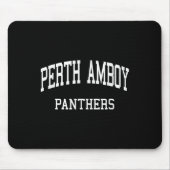 Perth Amboy High School Hs Perth Amboy Nj Retro Sr Mousepad (Vorne)
