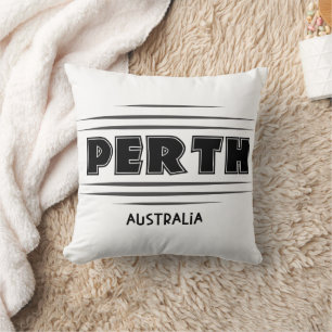 Perth Australia City Sign Kissen