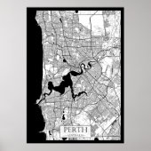 Perth Australia Map Poster (Vorne)