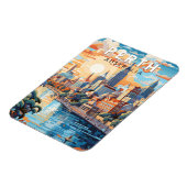 Perth Australia Travel Art Vintag Magnet (Linke Seite)