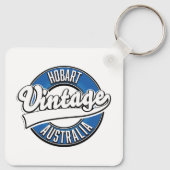 Perth Australia Vintag Logo Schlüsselanhänger (Rückseite)