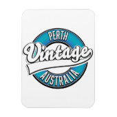 Perth Australia Vintages Logo Magnet (Vertikal)