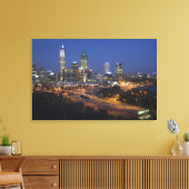 Perth, Australien. Aussicht auf das Stadtzentrum v Leinwanddruck (Insitu (Wohnzimmer))