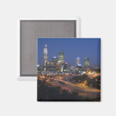 Perth, Australien. Aussicht auf das Stadtzentrum v Magnet (Vorderseite/Rückseite)