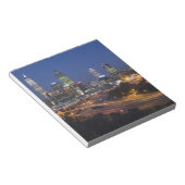 Perth, Australien. Aussicht auf das Stadtzentrum v Notizblock (angewinkelt)