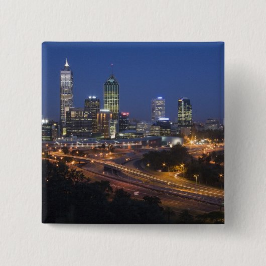 Perth, Australien. Aussicht auf die Innenstadt von Button (Vorderseite)