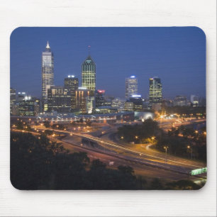 Perth, Australien. Aussicht auf die Innenstadt von Mousepad