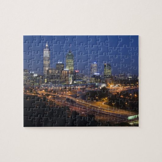 Perth, Australien. Aussicht auf die Innenstadt von Puzzle (Horizontal)