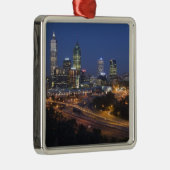 Perth, Australien. Aussicht auf die Innenstadt von Silbernes Ornament (Rechts)